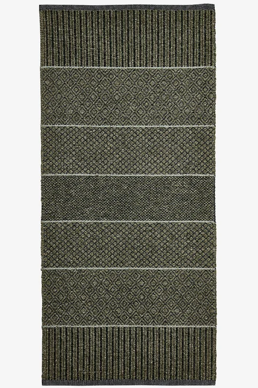 Horredsmattan - Teppe Alice - Grønn - Bomulls- & filleryer - 70X200 - Fra Homeroom