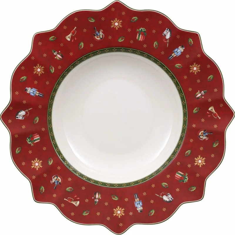 Villeroy & boch djup tallrik, röd | Dukning & Servering > Tallrikar > Djup tallrik | Bagaren och Kocken