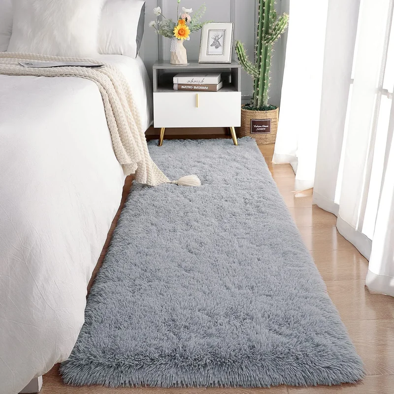 AliExpress - VIKAMA Tapis de course doux, tapis en peluche et moelleux pour chambre à coucher et salon, tapis de sol pour chambre d'enfant et chambre 