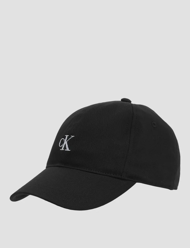 Calvin Klein MONOGRAM BASEBALL CAP Czarny Czapki z daszkiem Chłopiec - Kids Brand Store