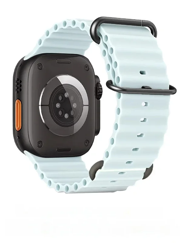 AliExpress - Ocean Band für Apple Watch Ultra 3 Series 11 10 9 7 8 6 SE 49 mm 45 mm 46 mm 42 mm 44 mm 40 41 Silikonarmband Correa iWatch Armband