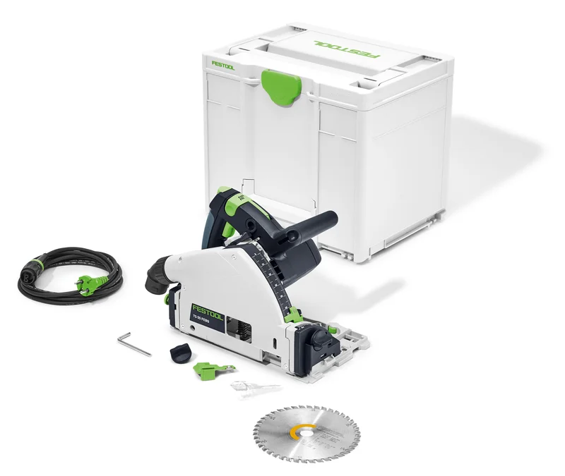 Festool TS 55 FEBQ-Plus Sänksåg utan styrskena, 1200 W, Maskiner