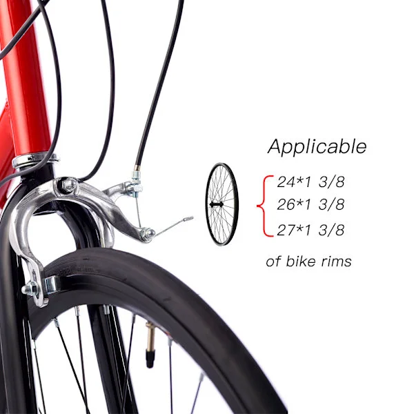 Bromsok i U-form av aluminium för cykel, lång arm, fram/bak bromsok