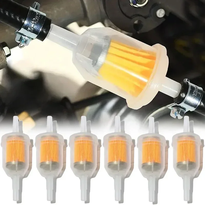 AliExpress - 1-6 stücke Universal Inline Gas/Kraftstoff Filter 6MM-8MM 1/4 "Für Rasenmäher kleine Motor Auto Zubehör Motorrad Zubehör Öl