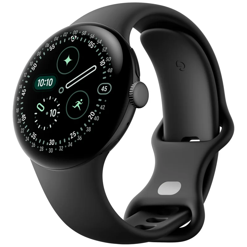 Google Pixel Watch 4 / 45mm / WiFi - Black/Obsidian - Smartklocka med AI, exakt GPS och lång batteritid