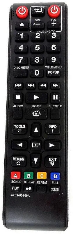 Ak59-00149a Fjärrkontroll För Samsung Tv Dvd Blu Ray-spelare Ak59-00149a Ak59-00148a