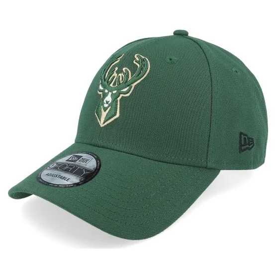 New Era - NBA Verde adjustable Cappellino - Milwaukee Bucks The League Green Adjustable @ Hatstore
