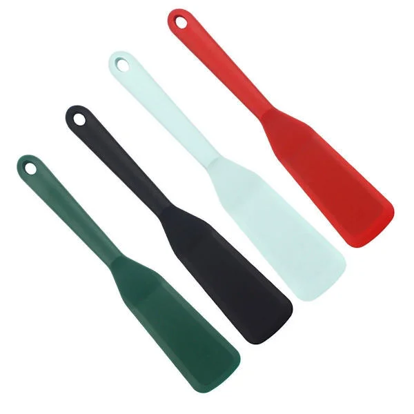 4 PCS Silicone Kitchen Spatula Frying Spatula Non-stick Pan Frying Fish Spatula