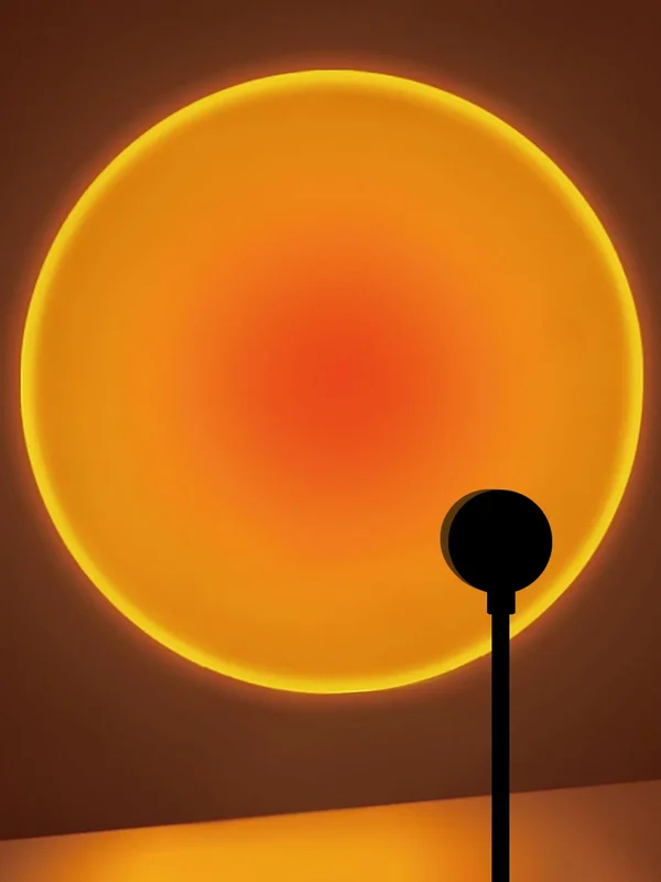 AliExpress - Zonsondergangprojectielamp, USB-sfeerlamp voor woondecoratie, draaibaar in meerdere hoeken, geschikt voor thuis, woonkamer en slaapkamer