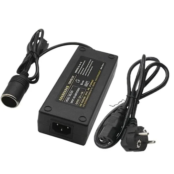 12V 15A 160W Bil Inverter 220V till 12V Biladapter Omvandlare Bil Hem