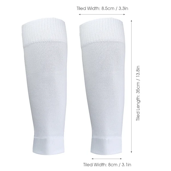 3 Pairs Non-Slip Football Socks and Calf Sleeves Set Outdoor Sports Running Stretch Socks Athletic Soccer Socks with Grips