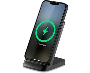 Andersson WSC- Q1200 - Qi Wireless Charger Stand 15W - Lätt & portabel trådlös laddare med snabbladdning
