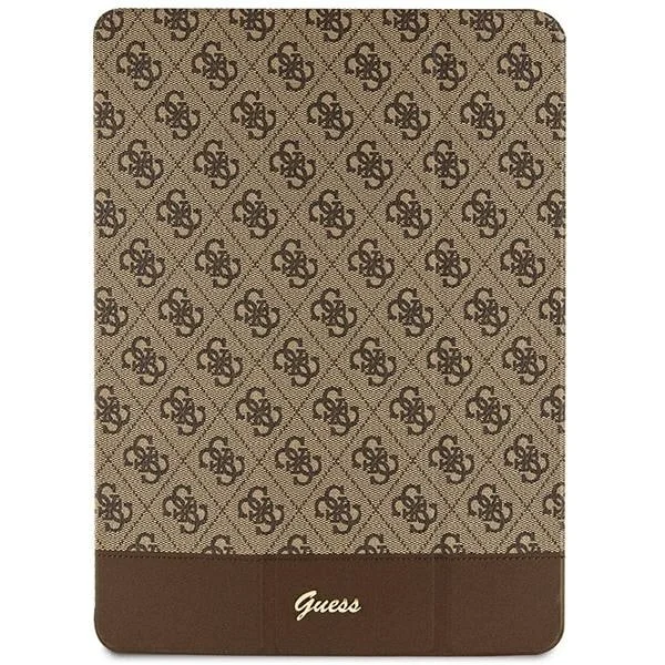 Guess 4G Stripe Allover kotelo iPad Pro 12.9" - ruskea