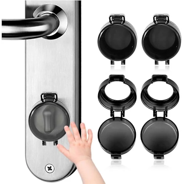 4 Pak Deadbolt Børnesikring, Børnesikker Deadbolt Dækning, Dør Sikkerheds Deadbolt Lås til Børn, Børnesikker Dørlås