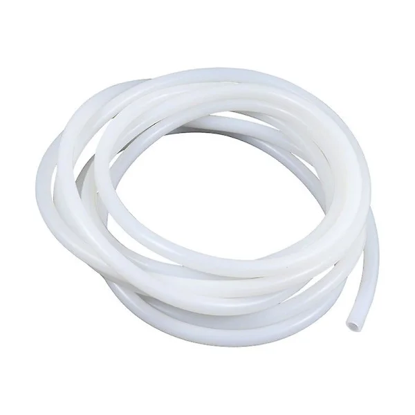 Silikonslange, 8 mm indre diameter x 12 mm ytre diameter, 2 mm veggtykkelse, 2 m fleksibel silikonslange