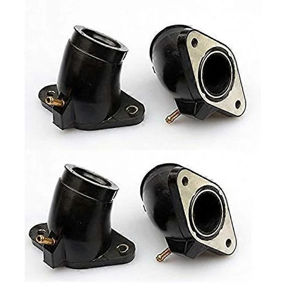 2/4 st Motorcykel Förgasare Insugningsrör Interface Boots för Yamaha XVS650 1997 - 2007 XVS 650 1998 1999 2000 2001 2002 2003