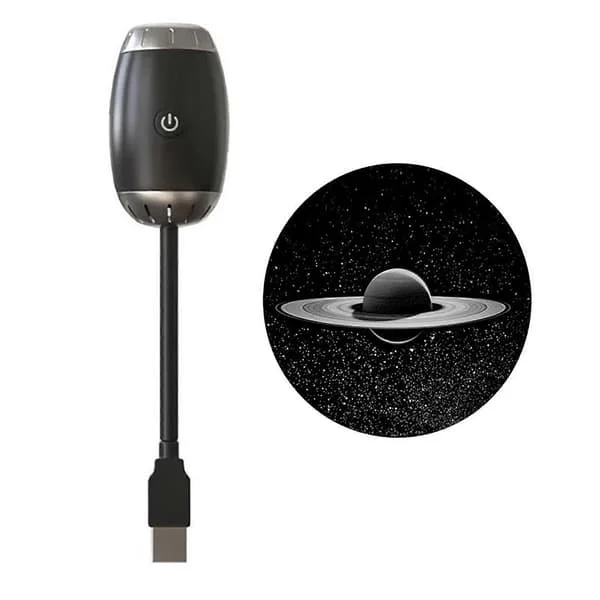 【NX】Tähtitaivasprojektori-yövalo säädettävällä kirkkaudella, 360 asteen kierto, helppo kosketusohjaus, USB-ladattava makuuhuoneen valaisin
