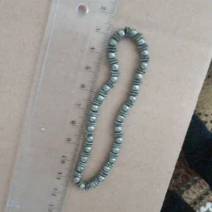 Silverfärgat armband med kulor, vintage
