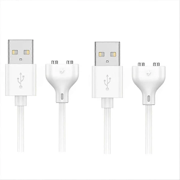 2st Magnetisk USB DC Laddningskabel, 0,8m Laddningssladd för Massageapparat, Elektriska Tandborstar, Barnklocka