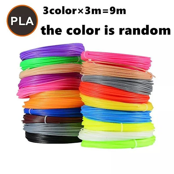 3D-pen til børn Kreativ 3D-tegne pen med PLA-filament Legetøj til børn Jule- og fødselsdagsgave (FMY) 9m pla (3 s)