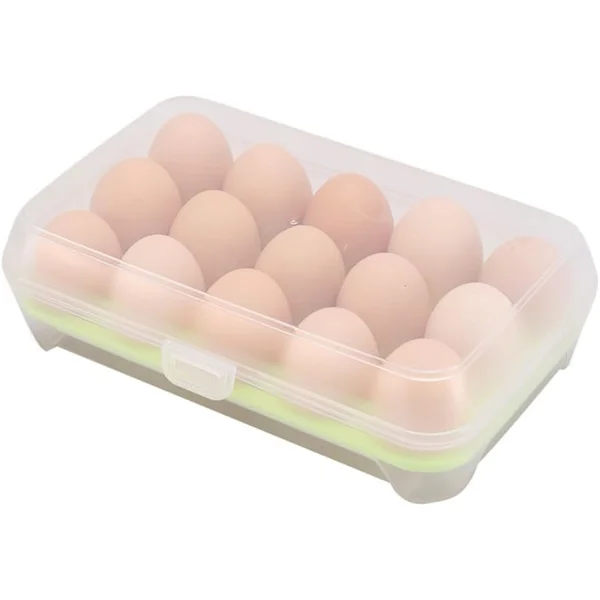 Eggboks Eggbeholder Matboks Plast Egglagring 23*15*7cm