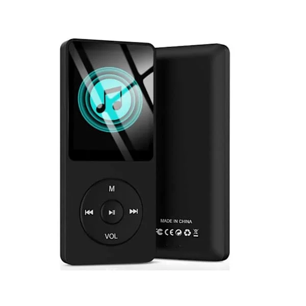 Mp3-spiller, 8 GB Mp3-spiller Sport Mp4-spiller Musikkspiller 64 GB - spottsalg
