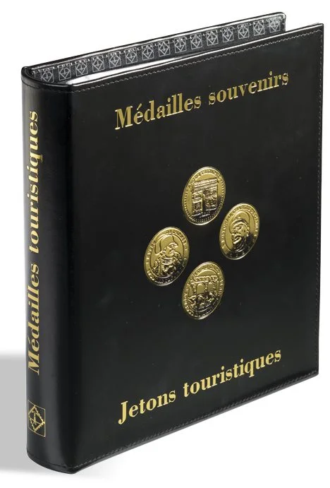 "Münzalbum OPTIMA im Classic Design"Médailles Souvenirs" inkl. 5 OPTIMA-Mün" - Leuchtturm