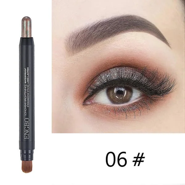 Øjenskygge, Øjenskygge Shimmer Stick, Glitter Vandtæt Øjenskygge, Langtidsholdbart Øjenmakeup Sæt, til Skygge Eyeliner Brightener Blyant Stick til 