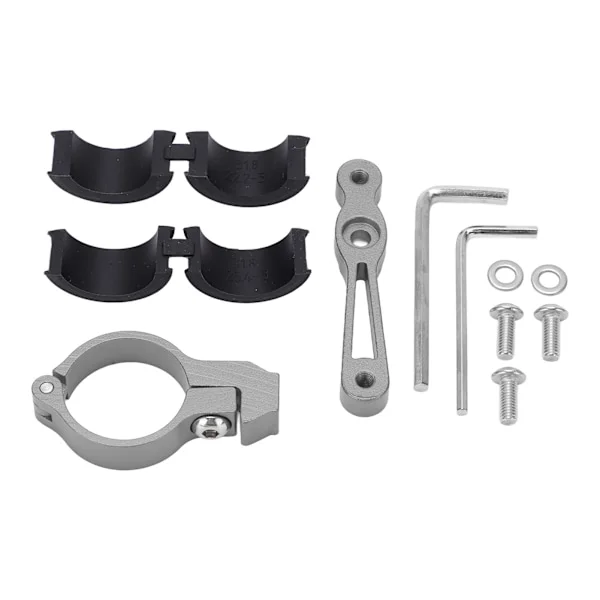 Bike Bottle Holder Adapter Aluminum Alloy Seatpost Water Bottle Cage Mount for Outdoor Riding Silver