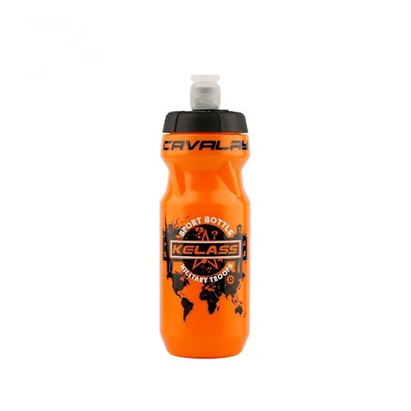 JUSCH Mountain landsvägscykel vattenflaska stor kapacitet bärbar plast utomhus sport vattenkopp vattenflaska orange 610ml(WZ2065),QINWEI-849