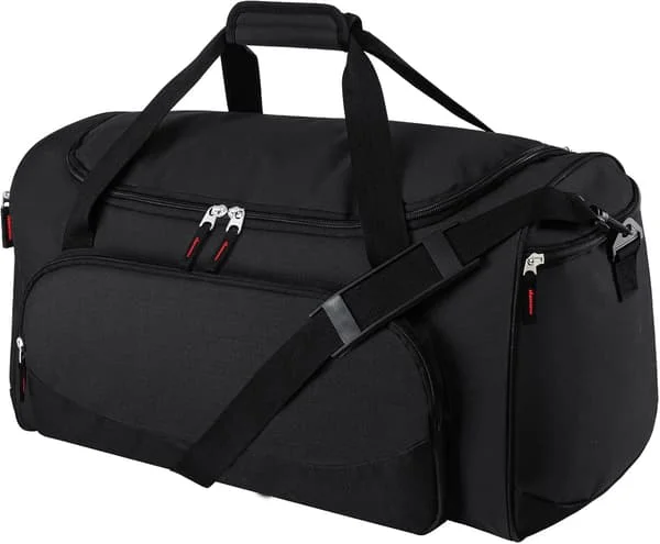 Sports Bag, Gym Bag, Travel Bag, Overnight Bag for Men with Shoulder Strap