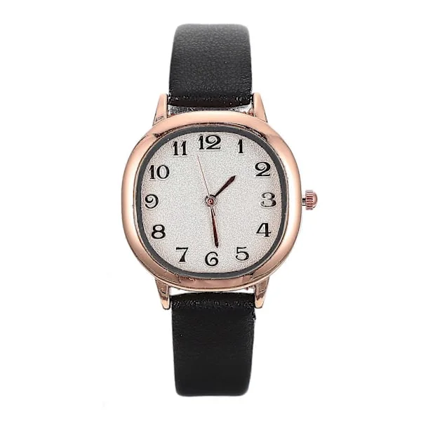 Damklockor Armbandsur Dam Läderklocka Damklockor Vintage Damklocka Retrostil Damklocka