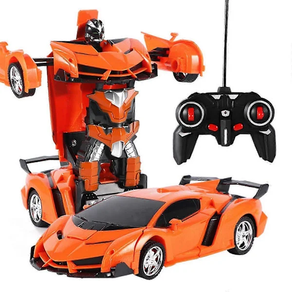 Transformer Fjernstyret Bil - RC Biler, Transformation med én knap, 360 Graders Rotation og Drift, Gave til Børn 3+ [DB]
