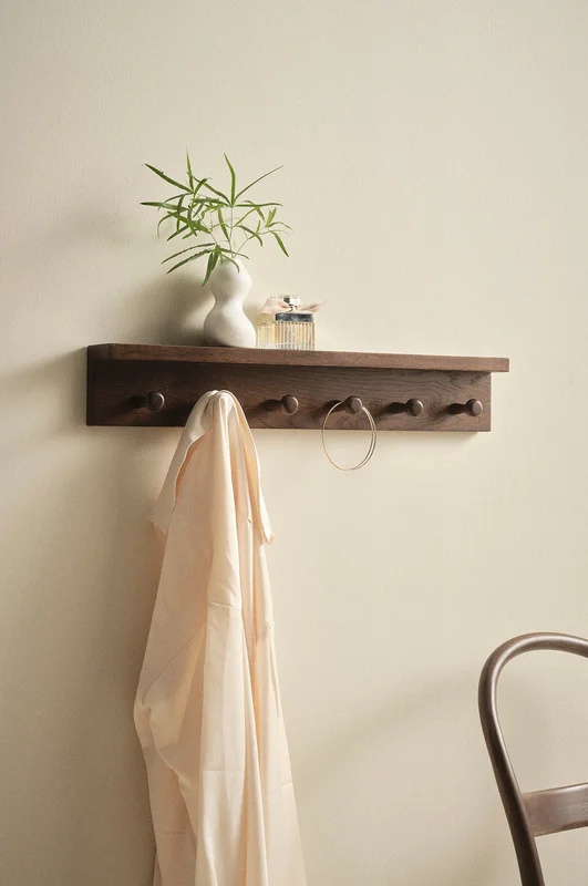 Jotex - Wandrek 60 Cm Donker Gebeitst Eiken Donker gebeitst eiken - OSLO - Koop Halmeubels bij Jotex