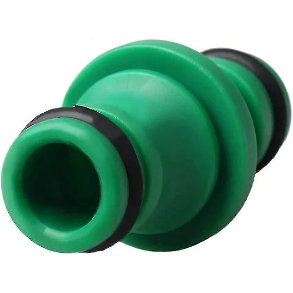 6 Stycken Dubbel Slangkoppling, Dubbel Hane Slangkoppling Plast (Grön)