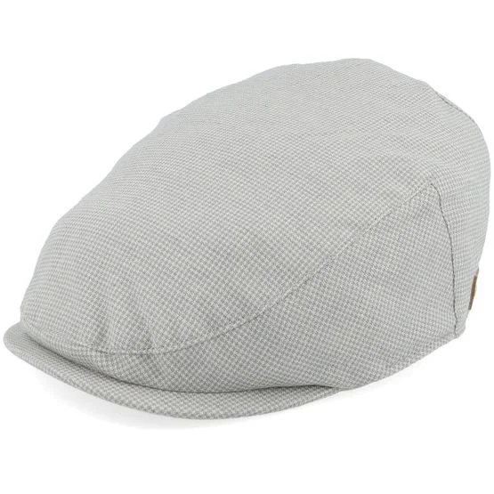 Barts - Grau Flatcap Cap - Jarvis Cap Grey Flat Cap @ Hatstore