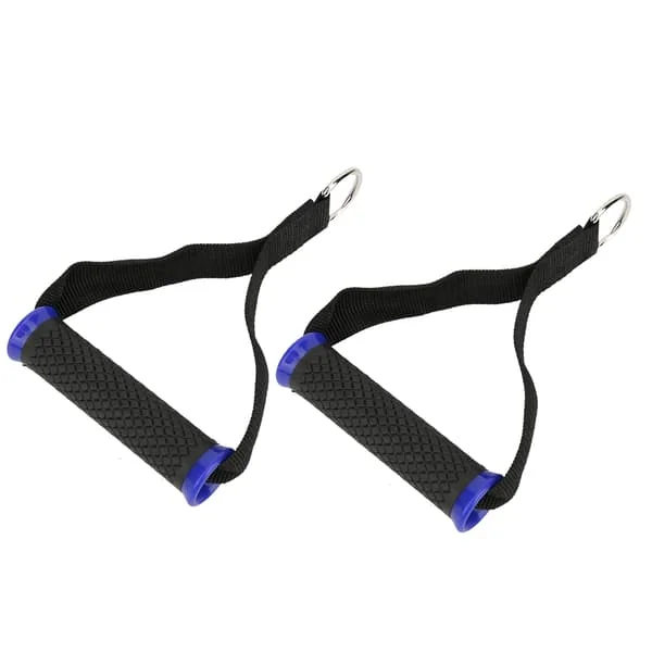 Motståndsband Handtag Styrketräning Kraftiga Draghandtag Grepp Gym Fitness Träningsutrustning Blå