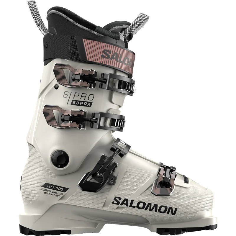 Salomon - Women's Alpine Boots S/pro Supra 100 W Gw - Gray Aurora / Black
