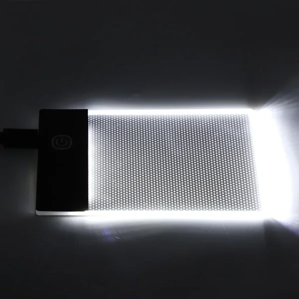 LED Ljusplatta A6 Ljusstyrka Konst & Hantverk Spårning Flipbook Kit Tablet Ritning för Barn