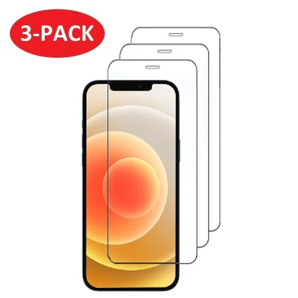 3 stk Herdet Glass iPhone 12 Pro Max - Skjermbeskytter