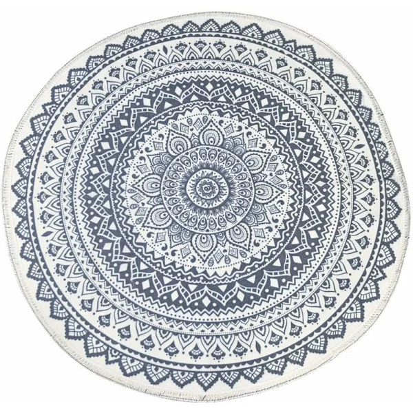 Teppe trykt rundt teppe vevd teppe boho stil tynt teppe rundt teppe for stue soverom område teppe