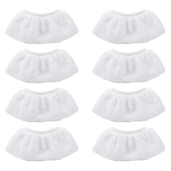 8-pack mikrofiberdukset för Kärcher ångtvätt Easyfix Sc2 Sc3 Sc4 Sc5 handmunstycke tillbehör -QH