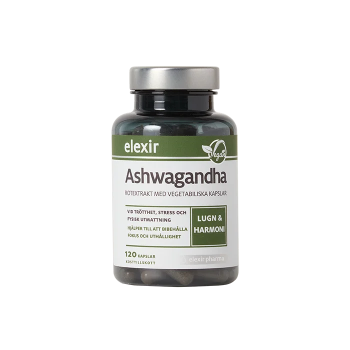 Elexir Pharma Ashwagandha 120 Kapslar