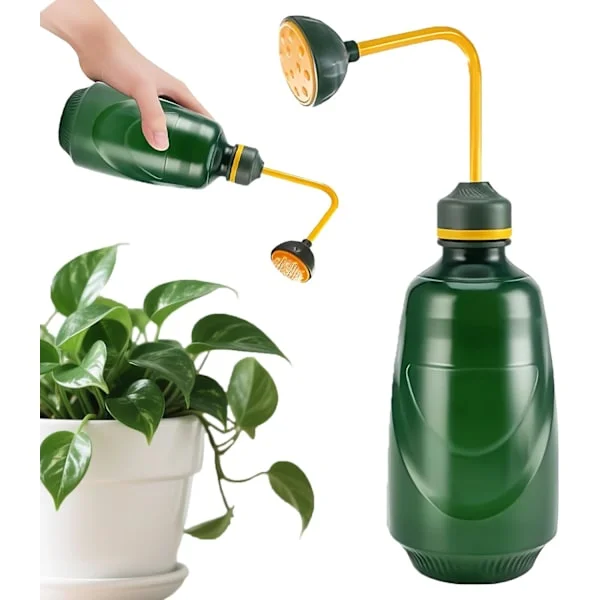 Inomhus Vattenkanna, Liten Vattenkanna 450ml, Inomhus Vattenkanna, Liten Lämplig för Plantor och Ömtåliga Växter (Grön)