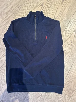 Marinblå half zip tröja Polo Ralph Lauren