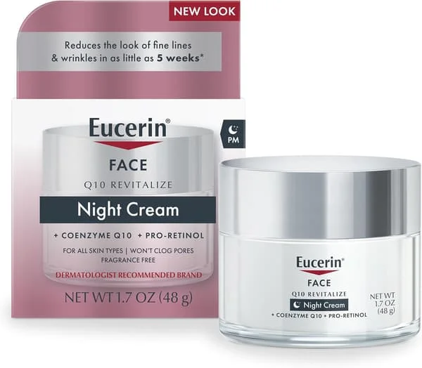 Eucerin, Q10 Anti-rynke + Pro-Retinol Natcreme, 50 ml (48g)