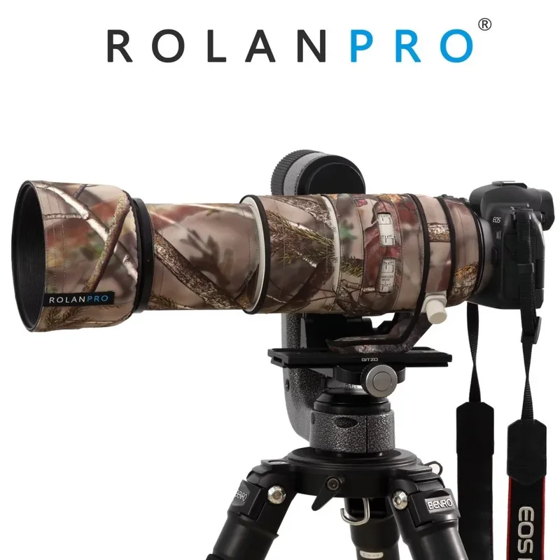 AliExpress - ROLANPRO manteau d'objectif étanche pour Canon RF 100-500mm F/4.5-7.1 L IS USM Camouflage couverture de pluie lentille manchon de 