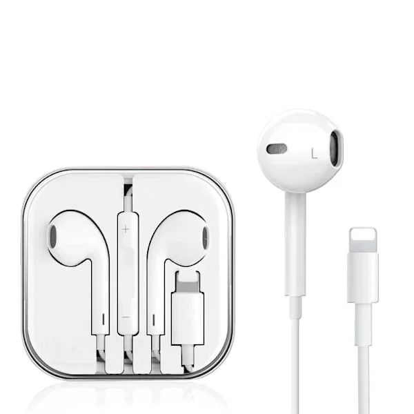 Apple EarPods Lightning-liittimellä, In-Ear langalliset kuulokkeet yhteensopivat iPhone 7-14:n kanssa, Selkeä stereosoundi tyyli 1