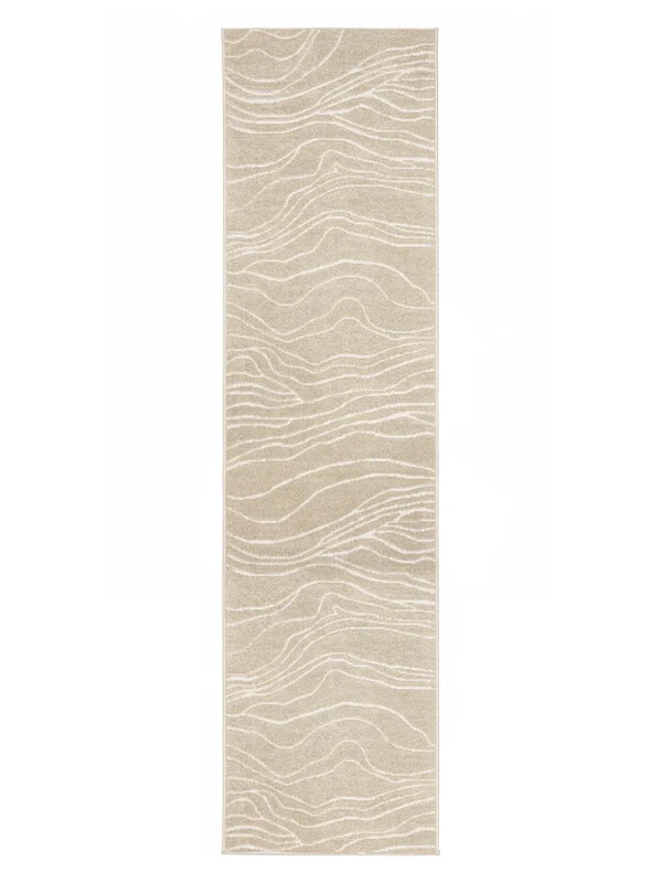 Tvättbar Inom- Och Utomhusmatta Skagen Beige Gångmatta Liten Oeko-Tex