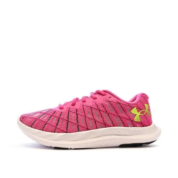 Under Armour Charged Breeze Rosa Löparskor Dam